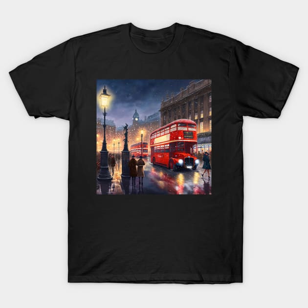 Christmas in town square IV T-Shirt by RoseAesthetic